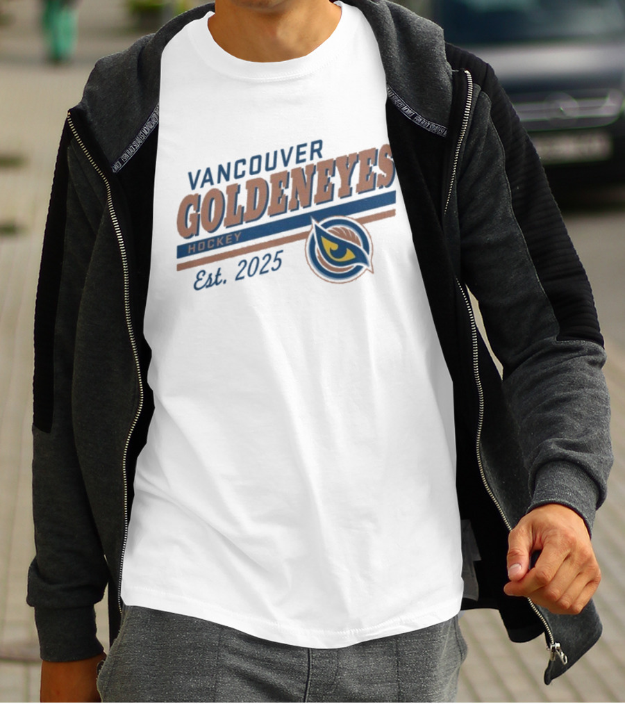 Vancouver Goldeneyes Hockey Est 2025 PWHL Sportiqe T-Shirt