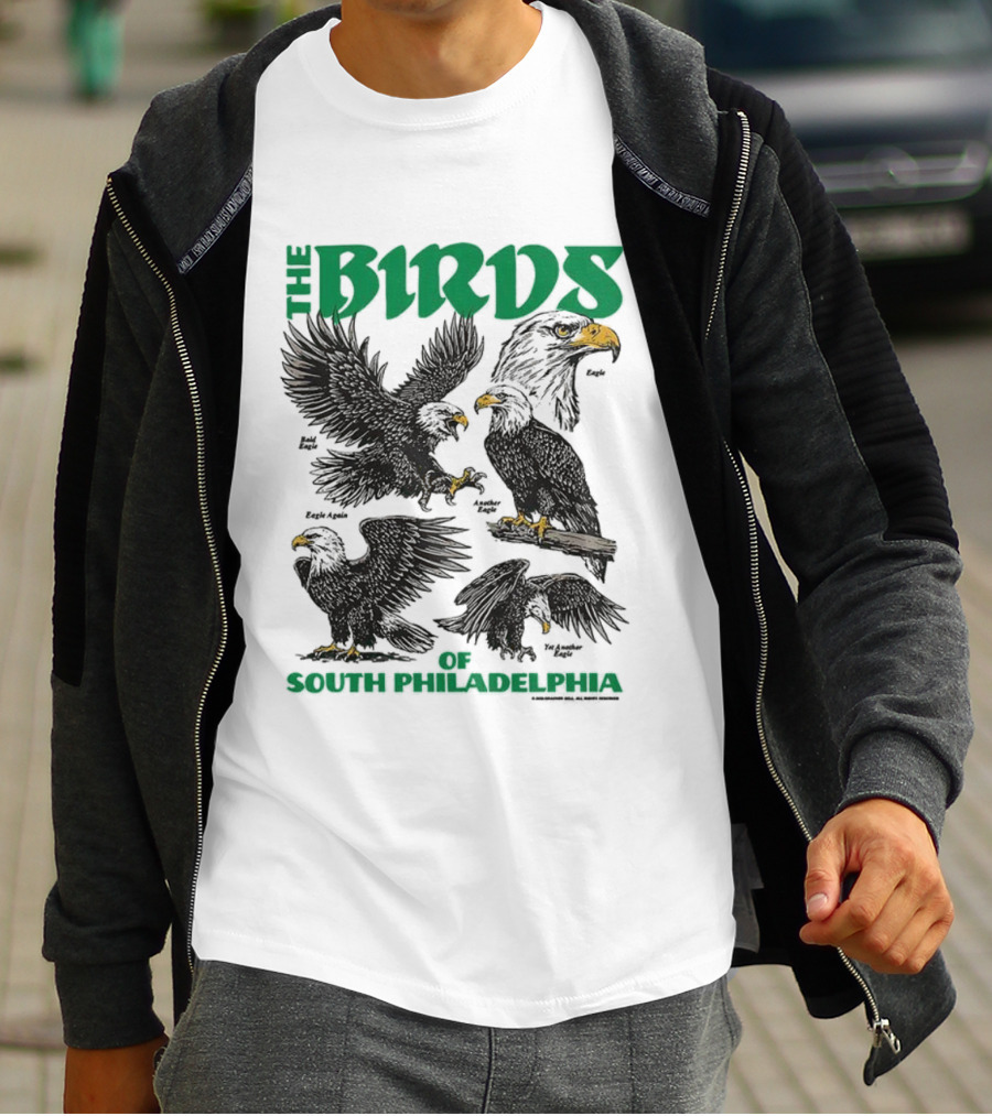 Philadelphia Eagles The Birds Of South Philadelphia Iconic Team Spirit T-Shirt