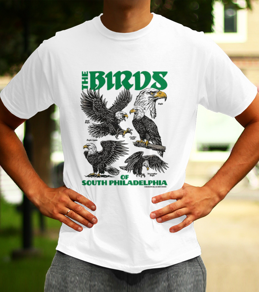 Philadelphia Eagles The Birds Of South Philadelphia Iconic Team Spirit T-Shirt