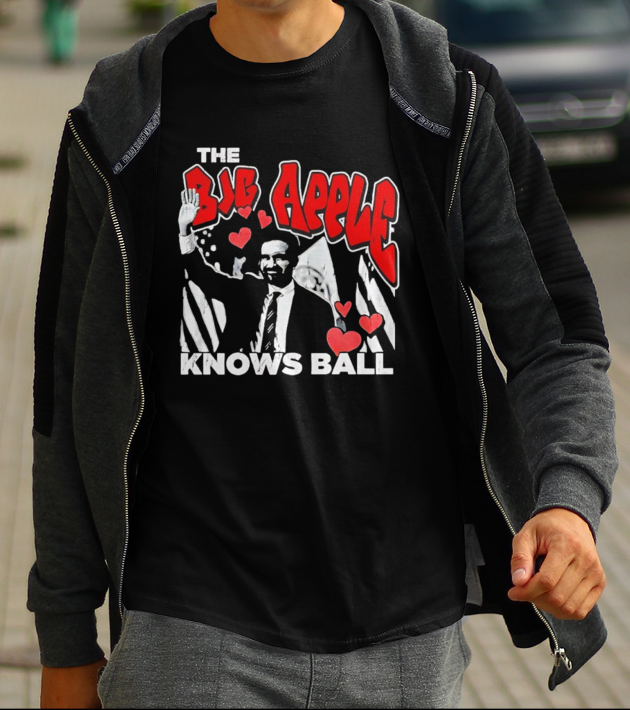 The Big Apple Knows Ball Zohran Mamdani New York City T-Shirt