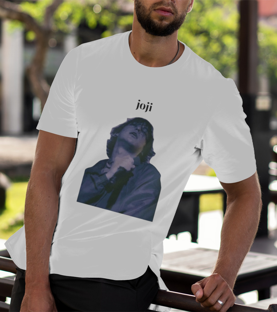 Joji Singer Mic Moment Blue Jacket Performance T-Shirt