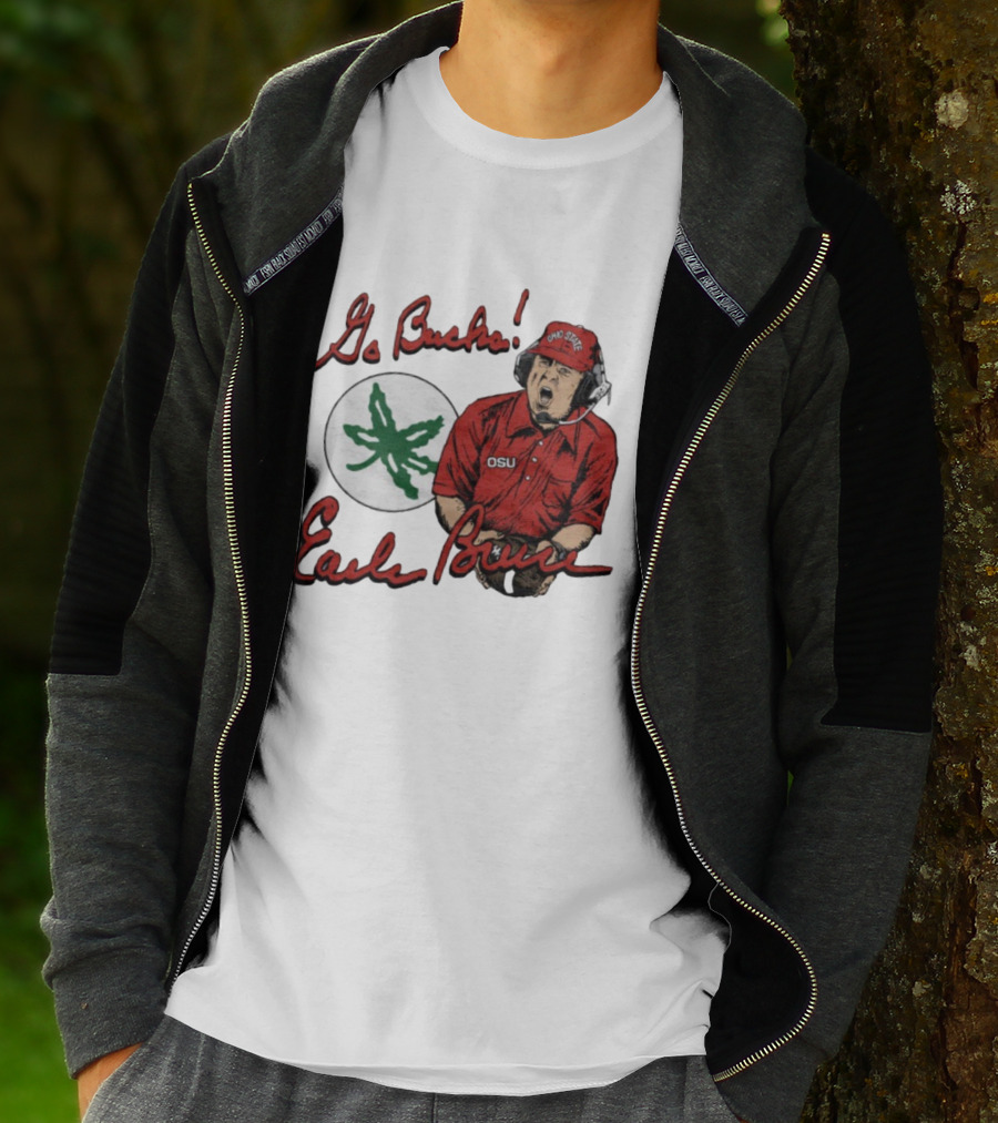 Ohio State Go Bucks Earle Bruce OSU Coaching Legacy T-Shirt