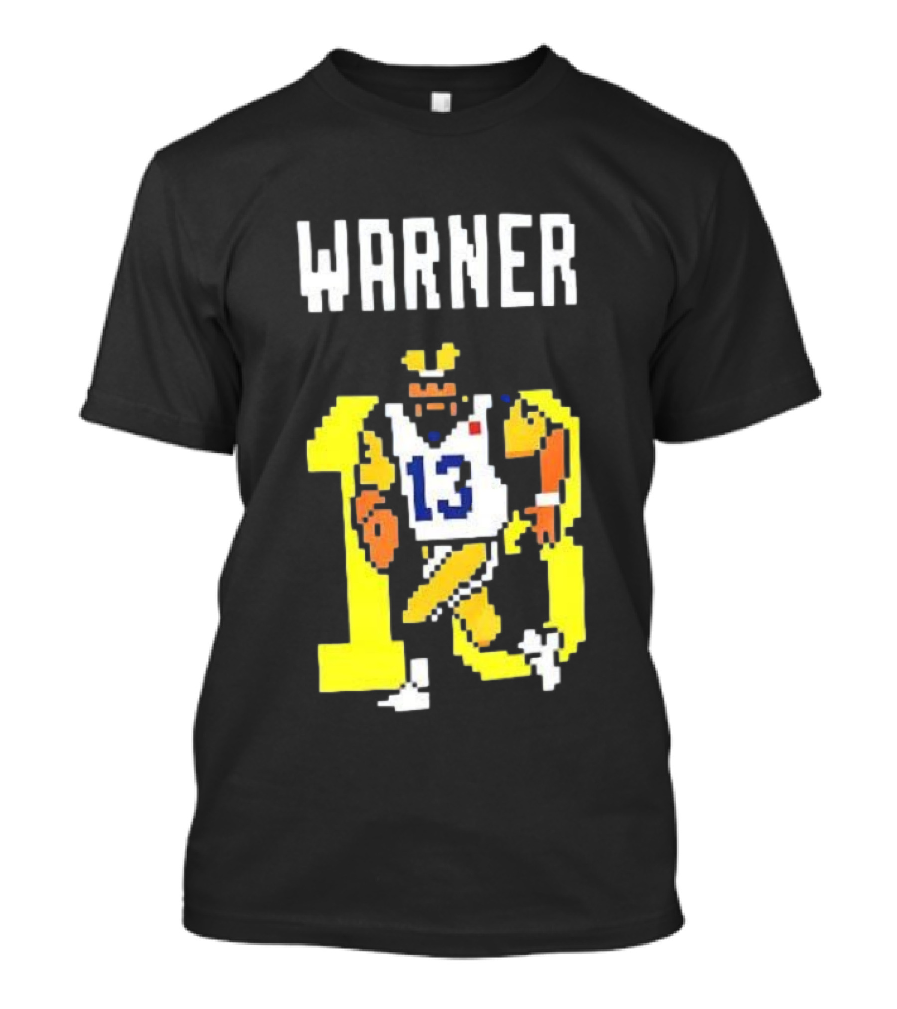 Kurt Warner Los Angeles Rams Retro 8-Bit 13 NFL T-Shirt