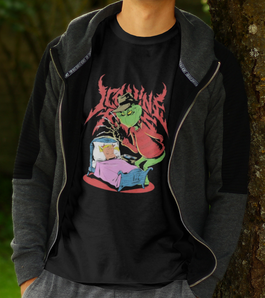 Ice Nine Kills Horror Christmas Crossover With The Grinch And Freddy Krueger T-Shirt