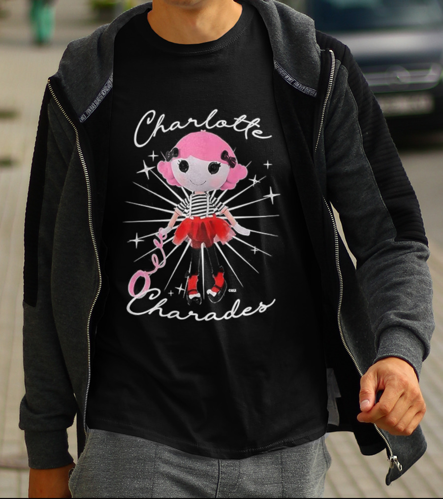 Lalaloopsy Charlotte Charades Pink Hair Red Skirt Character T-Shirt