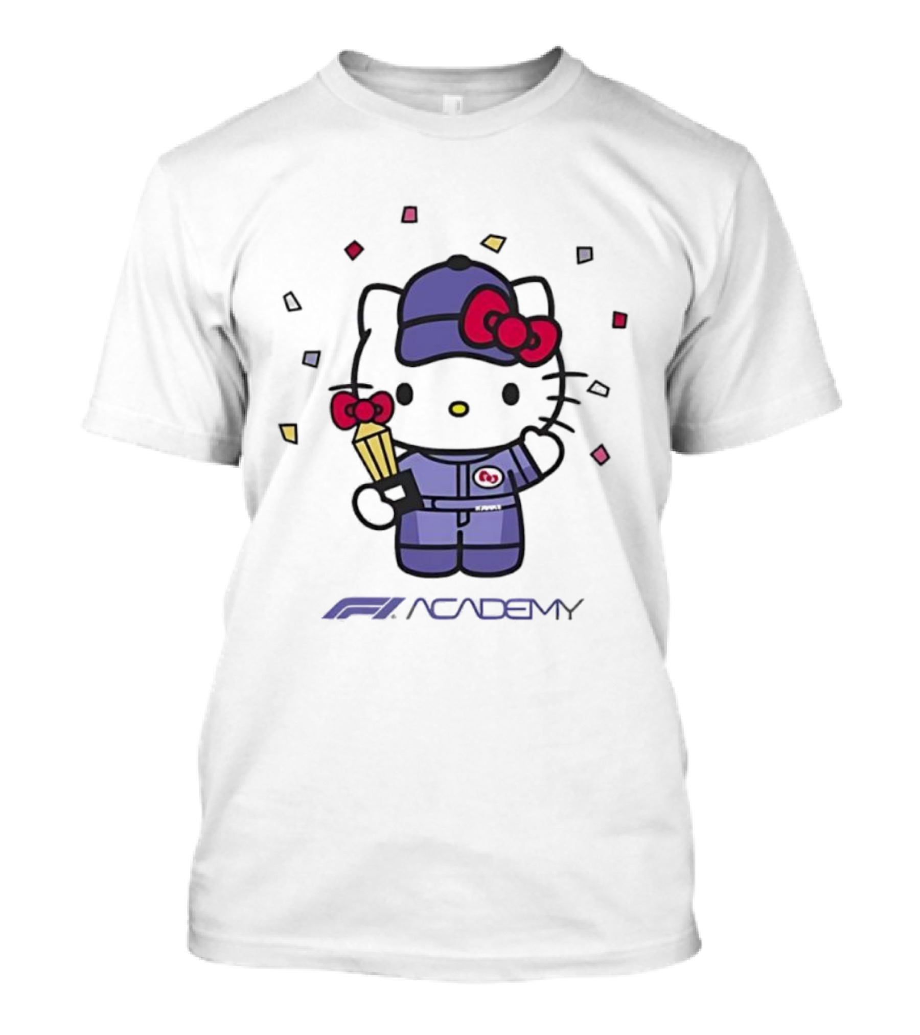 Hello Kitty F1 Academy 2025 Racing Collaboration T-Shirt