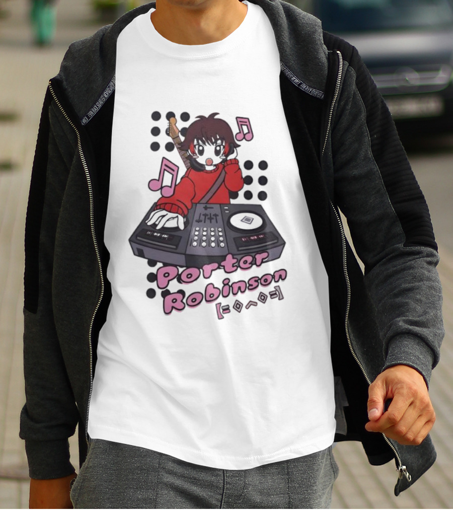Porter Robinson DJ Anime Music Mixer T-Shirt