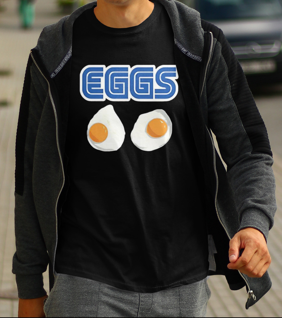 EGGS Funny Two Fried Parody Tunic T-Shirt