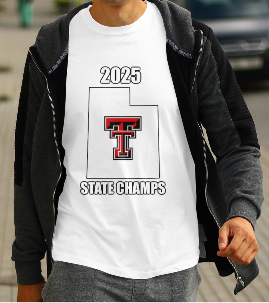 Texas Tech Red Raiders 2025 State Champs Emblem T T-Shirt