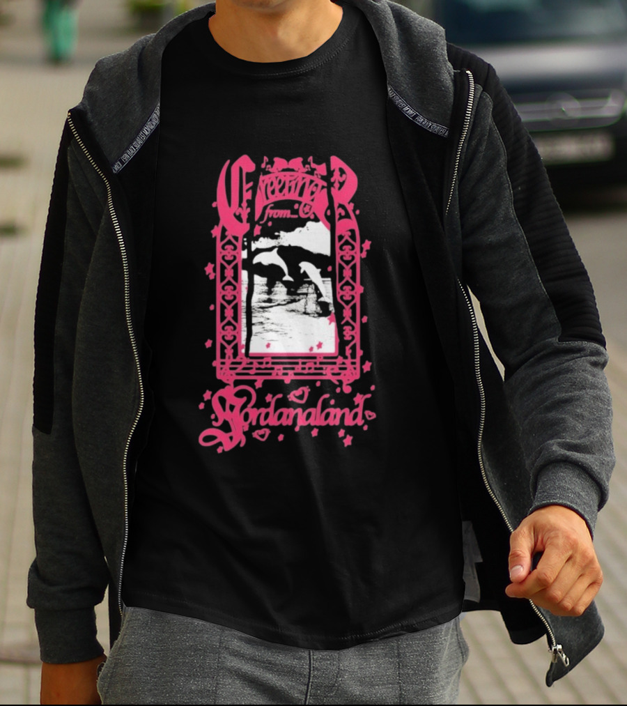 Greetings From Jordanaland Dolphins T-Shirt