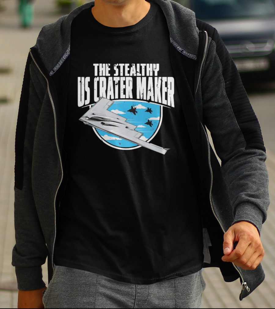 The Stealthy US Crater Maker Fighter Jets Sky Scene T-Shirt