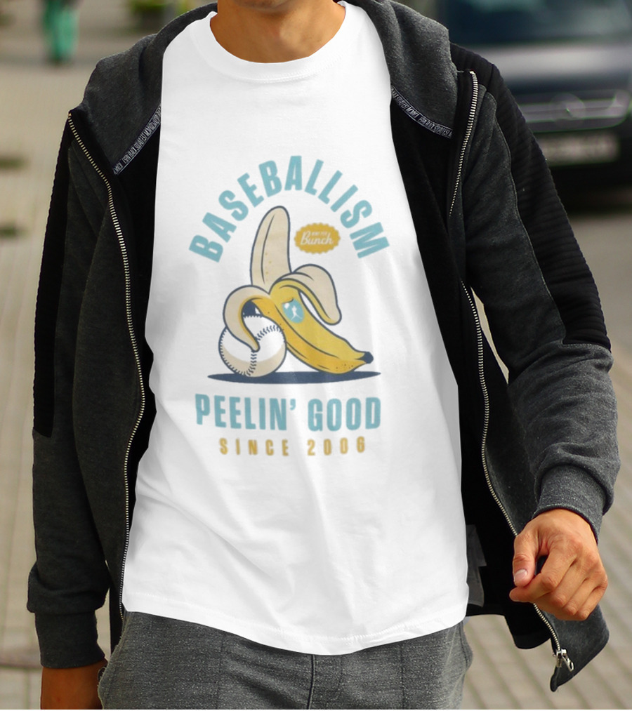 Baseballism Banana Peelin' Good Since 2006 Best Of The Bunch T-Shirt