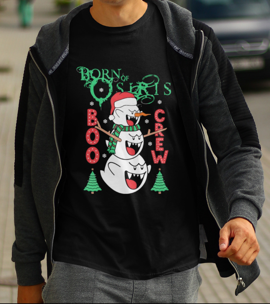 Born Of Osiris Boo Crew Christmas Snowman T-Shirt