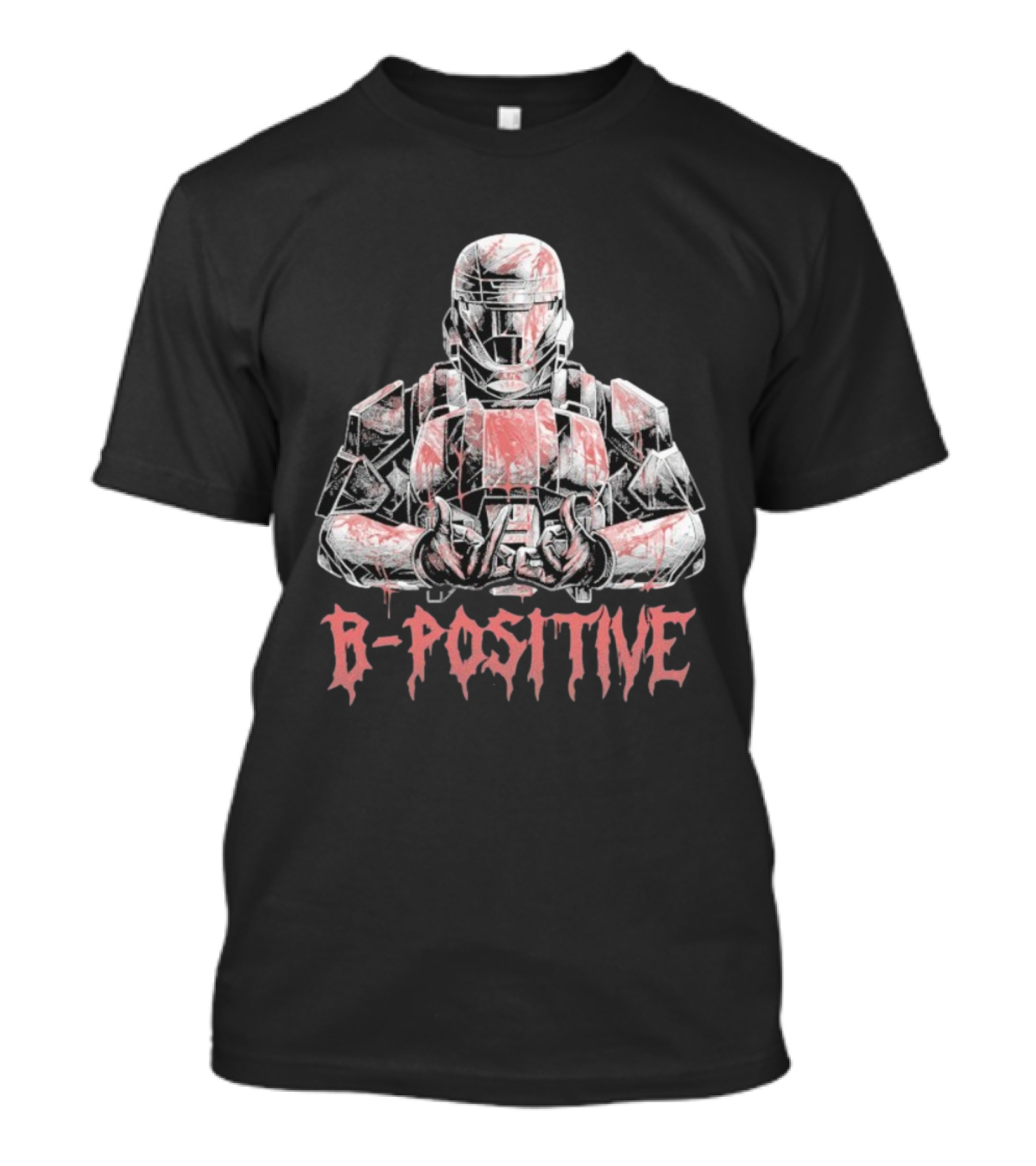 Halo Wars B Positive Spartan Armor Blood Theme T-Shirt
