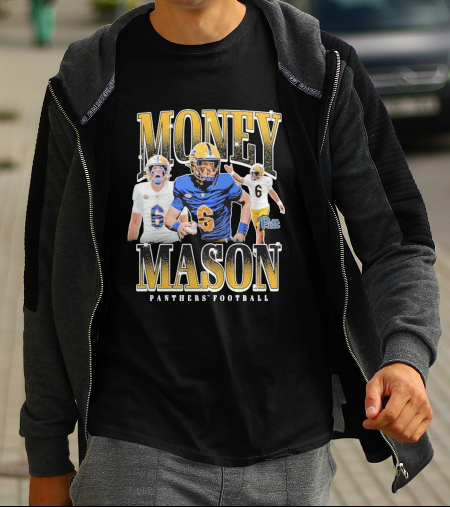 Mason Heintschel Money Mason Panthers Pitt Football T-Shirt