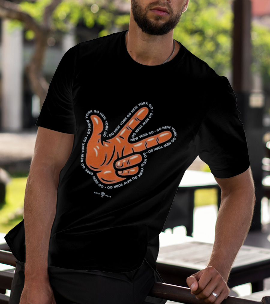 New York Knicks Go 3PT Hand Gesture Celly T-Shirt