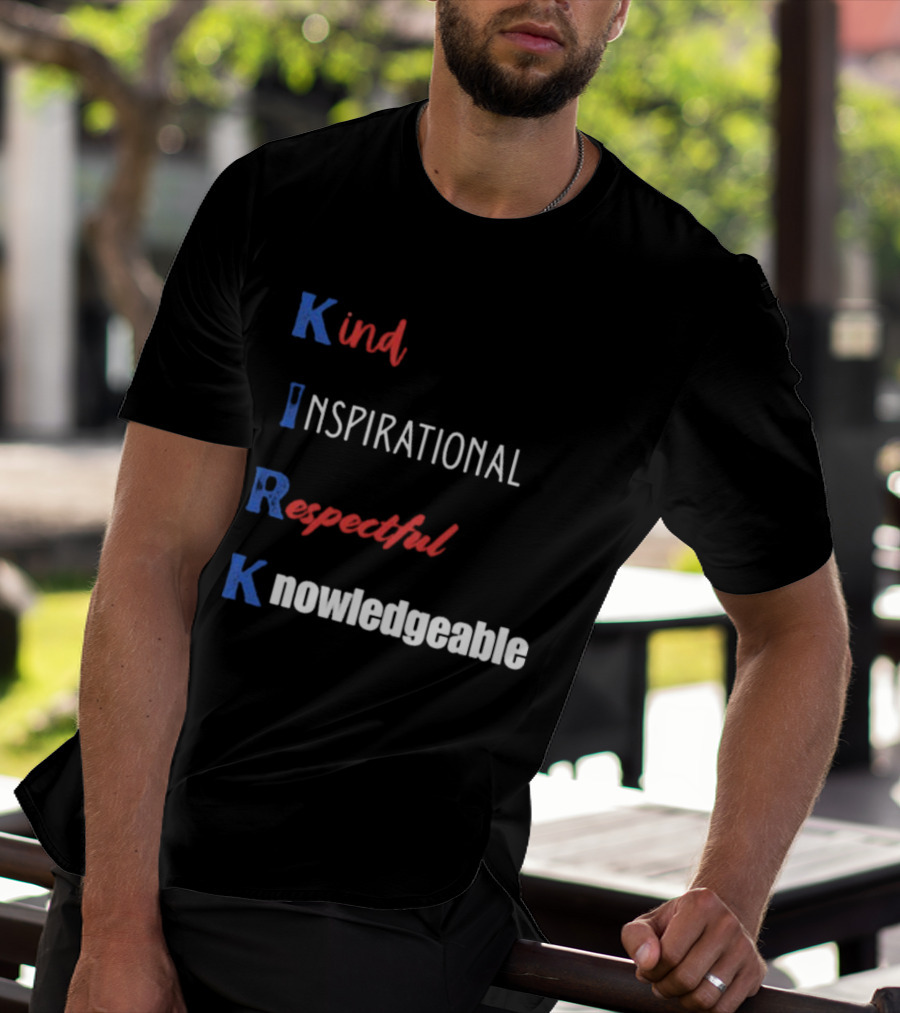 Kind Inspirational Respectful Knowledgeable Charlie Kirk T-Shirt