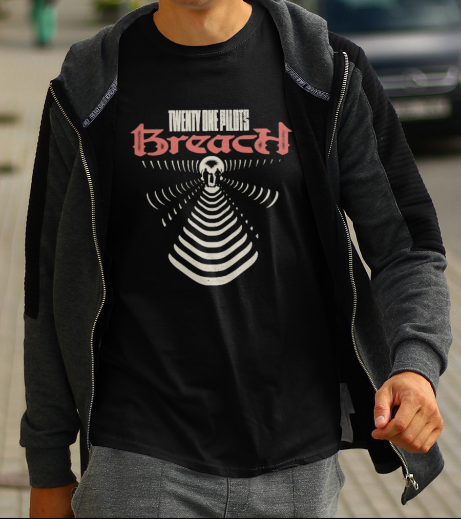 Twenty One Pilots Breach Radiate Concentric Waves Retro Style T-Shirt