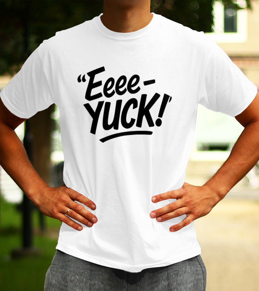 Eeee-Yuck Phrase Vintage Comic Style T-Shirt