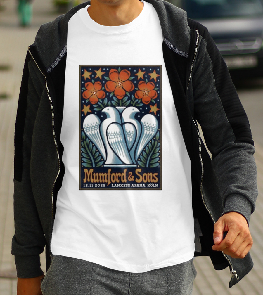 Mumford And Sons Cologne Lanxess Arena November 12 2025 Event Art T-Shirt