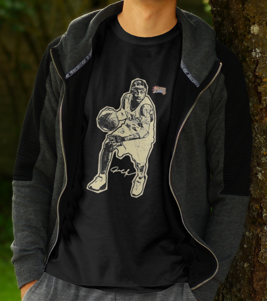 Allen Iverson 76ers Basketball Icon Philadelphia Legend T-Shirt