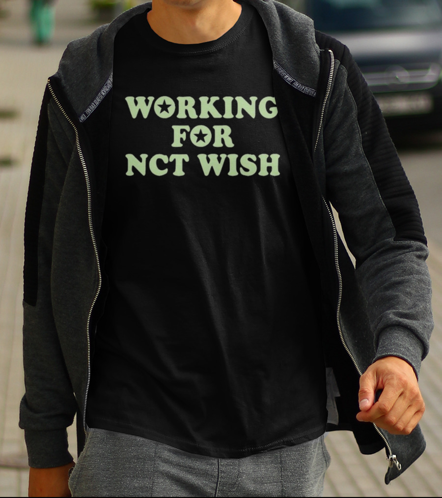 Working For NCT Wish Star T-Shirt