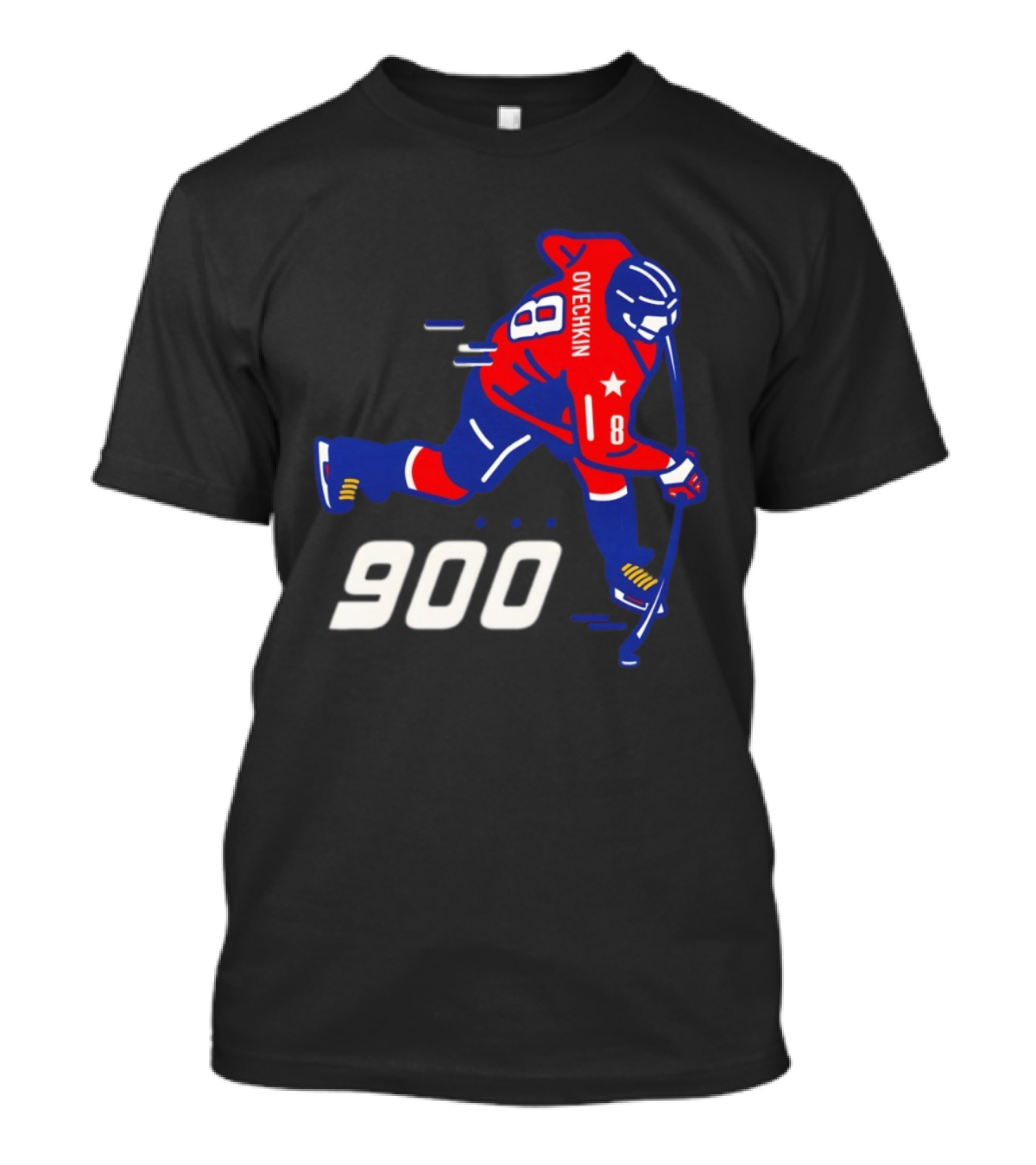 Alex Ovechkin 900 Washington Capitals NHL Hockey Player Milestone Achievement T-Shirt
