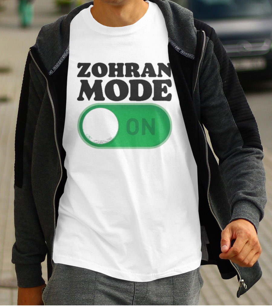 Zohran Mode On Switch Graphic T-Shirt
