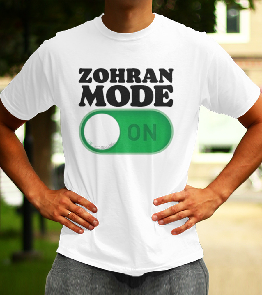 Zohran Mode On Switch Graphic T-Shirt