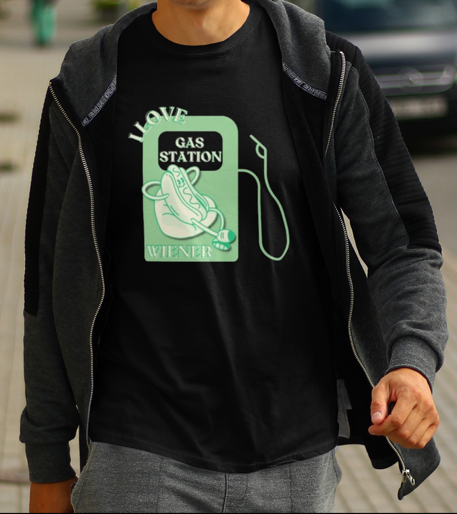 I Love Gas Station Wiener AlexNorimaki T-Shirt