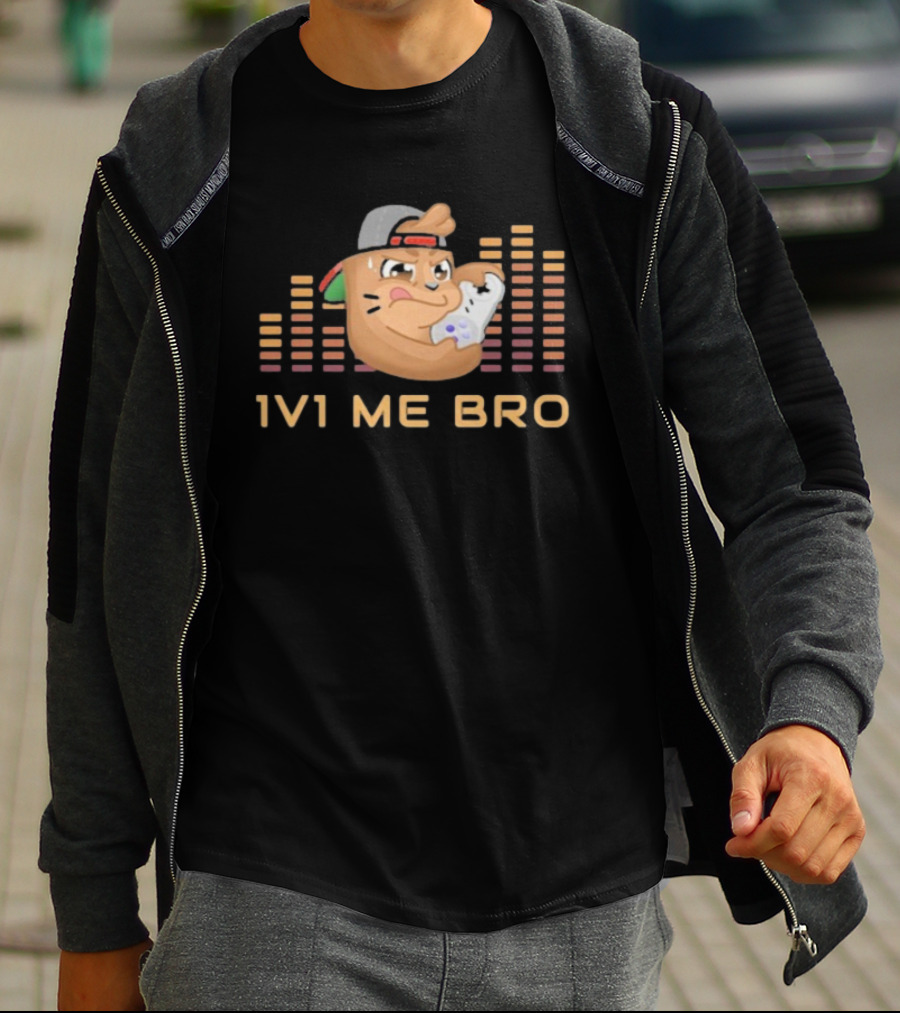``` Chambo 1V1 Me Bro Gaming Challenge With Angry Controller Snack ``` T-Shirt