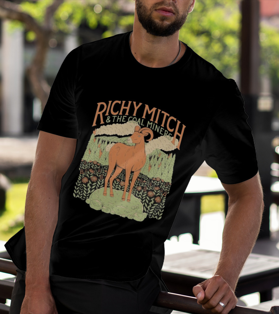 Richy Mitch And The Coal Miners Bighorn Goat Forest Scene T-Shirt