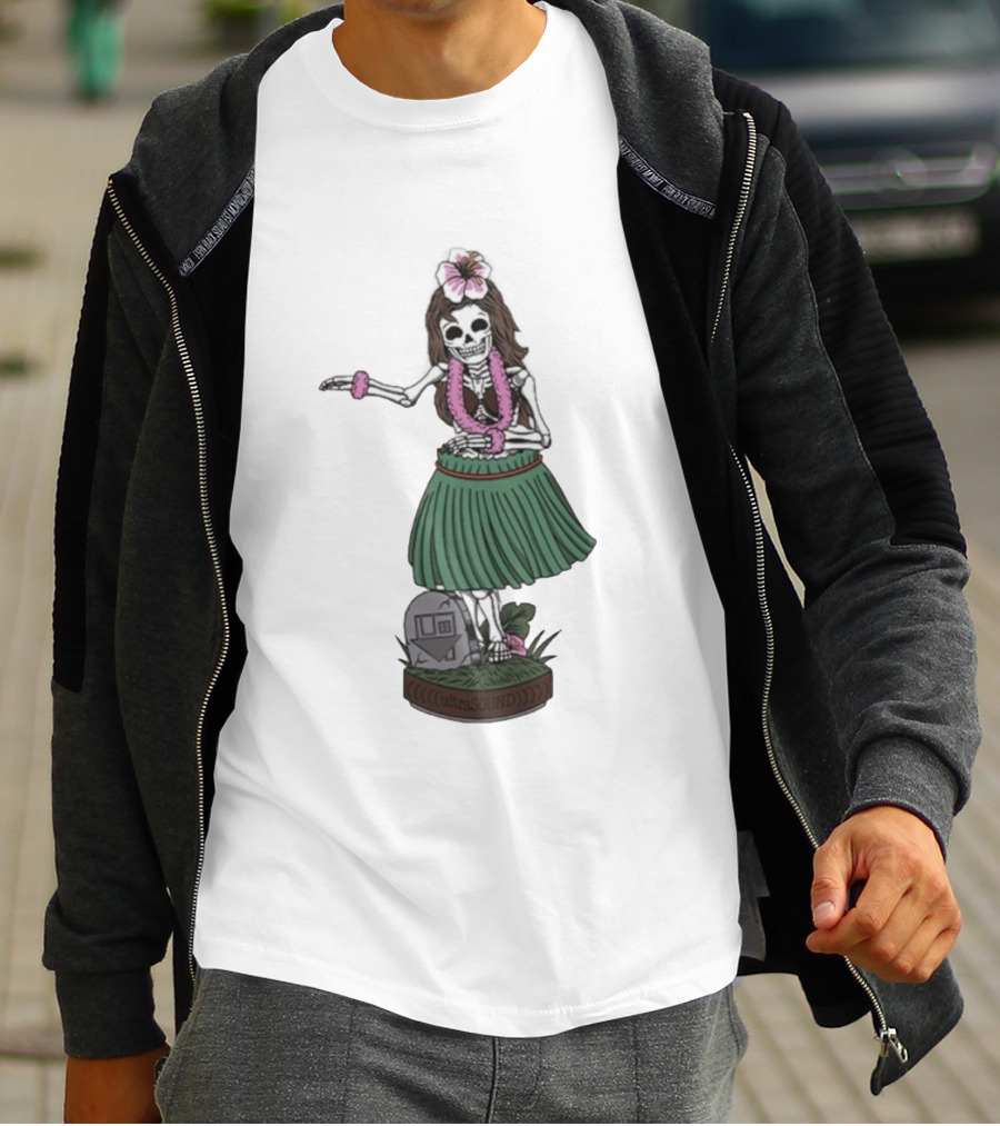 The Neighbourhood UltraSOUND Hula Skeleton Girl T-Shirt