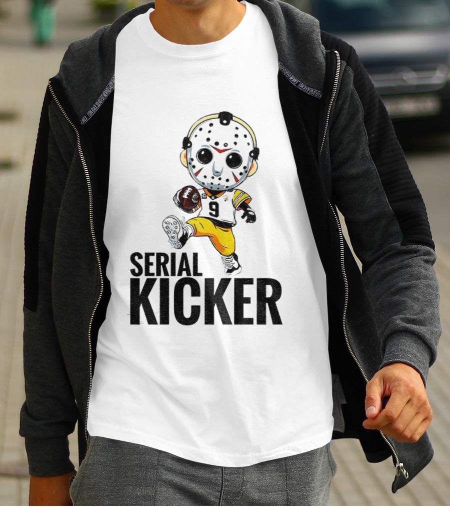 Jason Voorhees Serial Kicker Chris Boswell Pittsburgh Steelers Football NFL 2025 T-Shirt