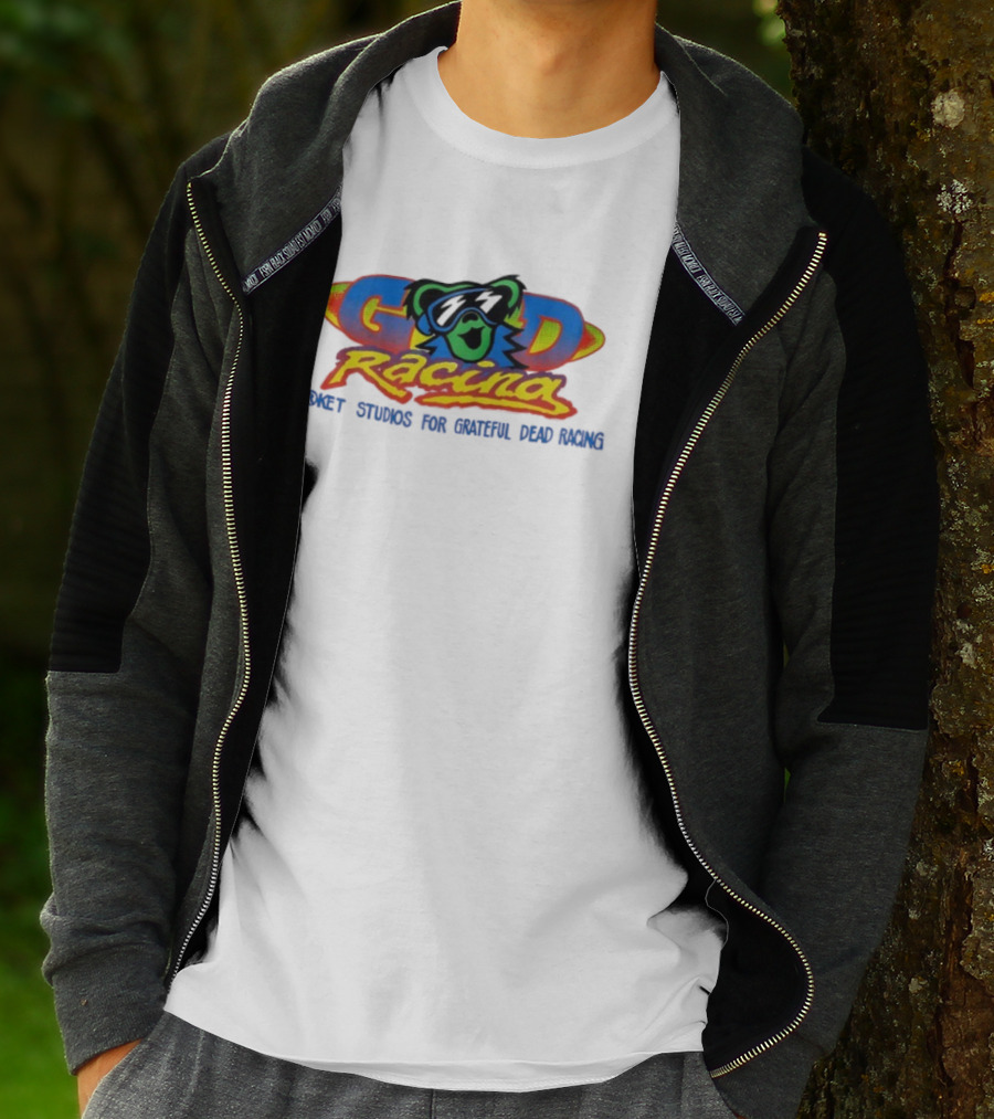 Grateful Dead Racing Market Studios Bear Wearing Sunglasses T-Shirt