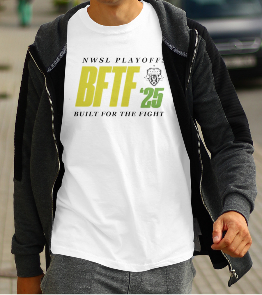 NWSL Playoffs 2025 BFTF Built For The Fight Soccer T-Shirt