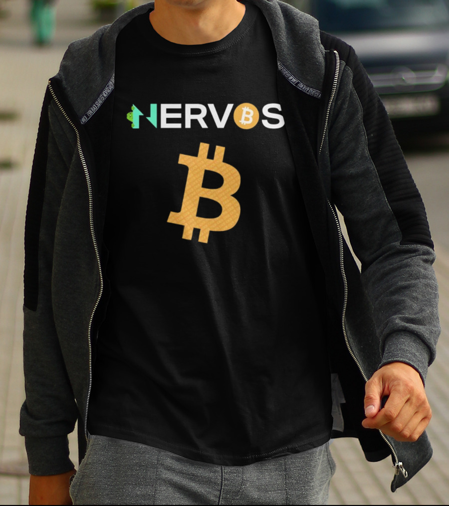 Nervos Bitcoin Crypto Symbol Large Bold Design T-Shirt