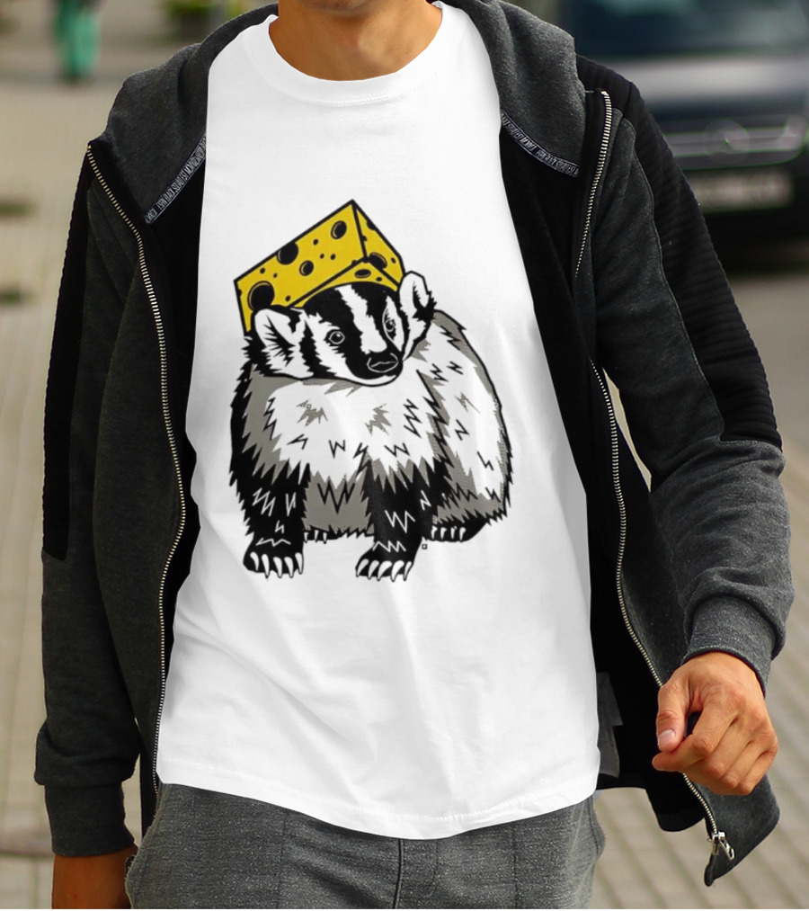 Cheesehead Badger Wisconsin Football Fans T-Shirt