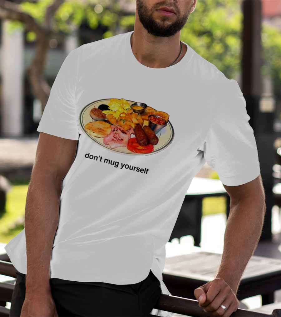 Don’t Yourself Full English Breakfast Classic Plate T-Shirt