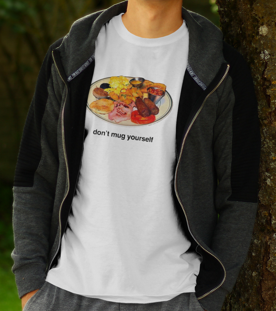 Don’t Yourself Full English Breakfast Classic Plate T-Shirt