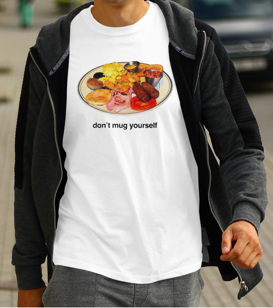 Don’t Yourself Full English Breakfast Classic Plate T-Shirt
