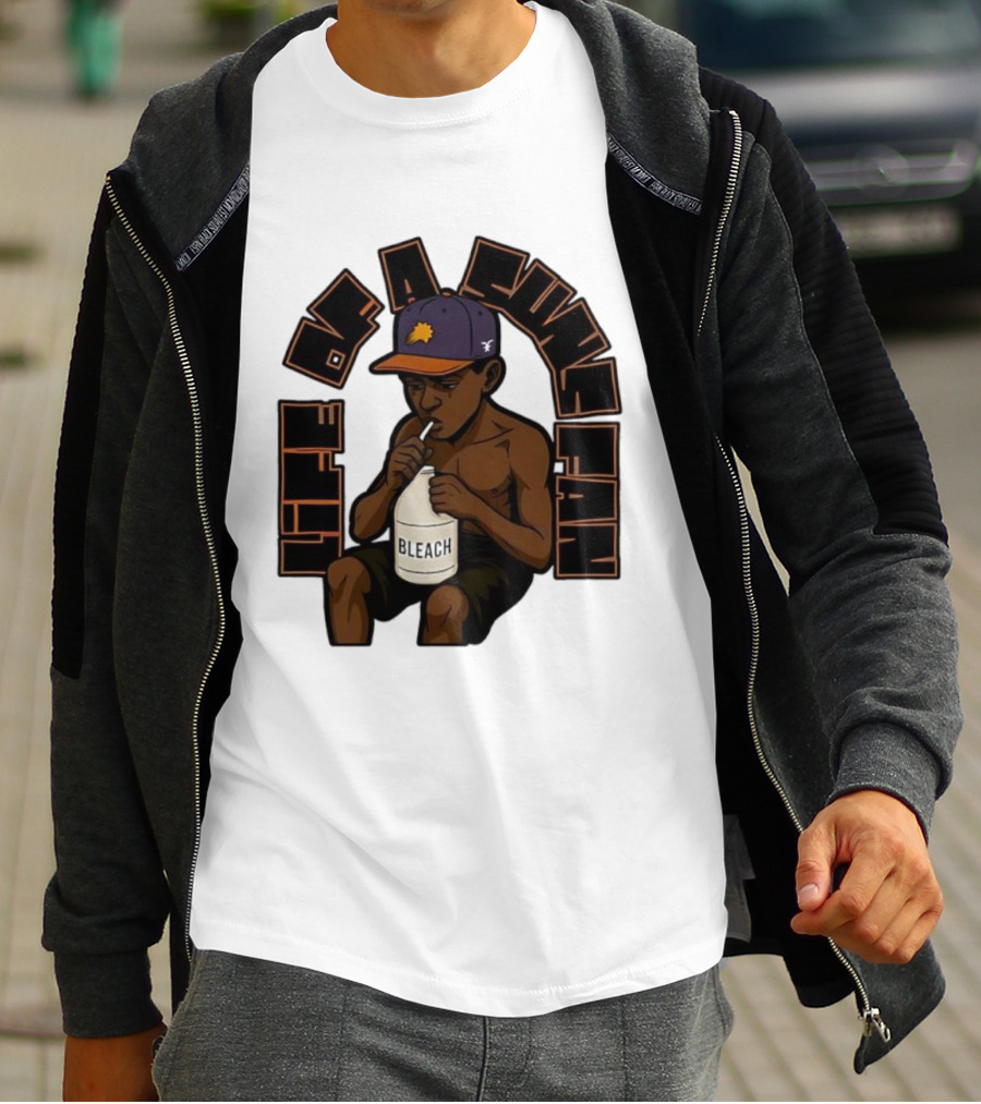 Life Of A Sunsfan Bleach Bottle Drink Character T-Shirt
