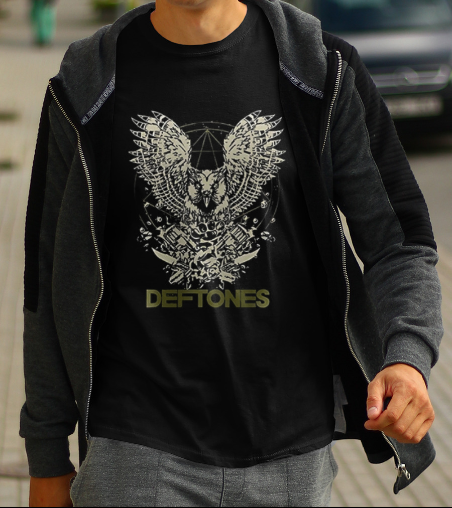 Deftones Owl 2026 EU UK Tour T-Shirt