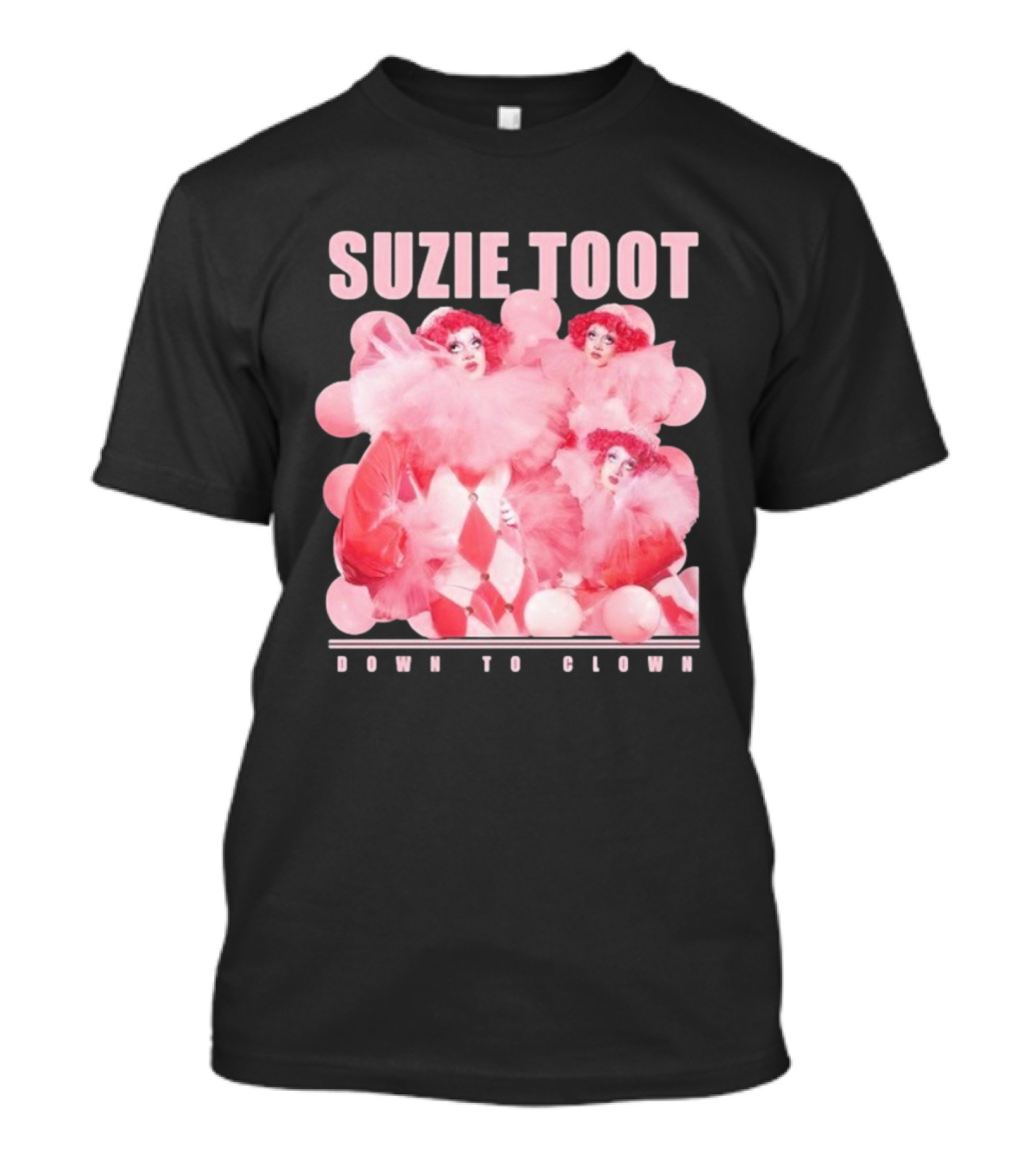 Suzie Toot Down To Clown Pink Balloon Costume Ensemble T-Shirt