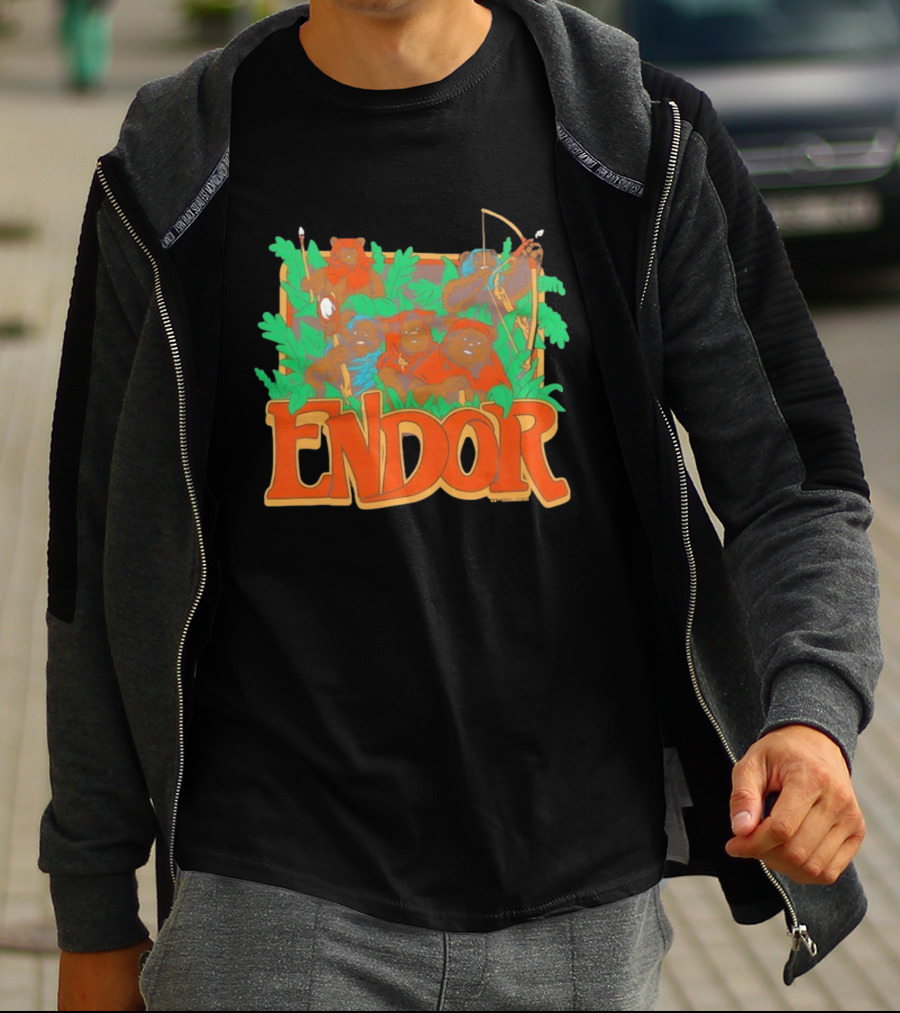 Endor Fierce Tribal People Star Wars Ewoks Adventure T-Shirt