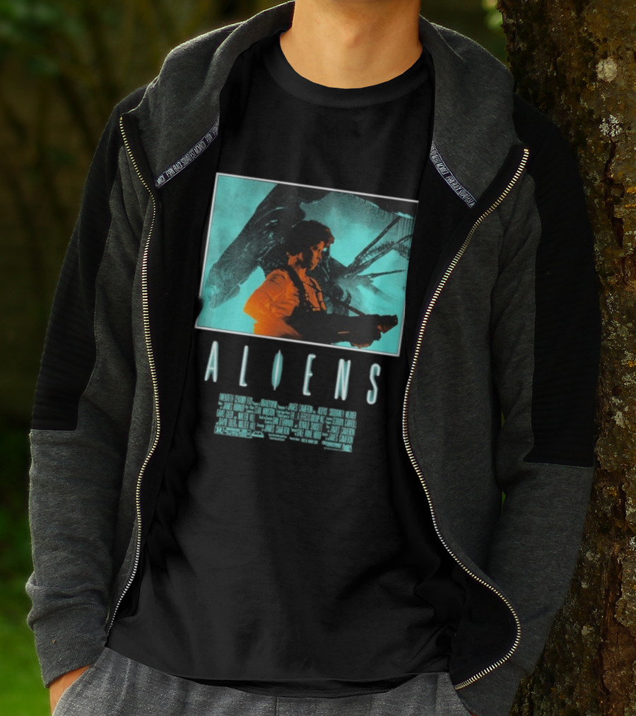 Aliens Ripley Movie Sci-Fi Iconic Art T-Shirt