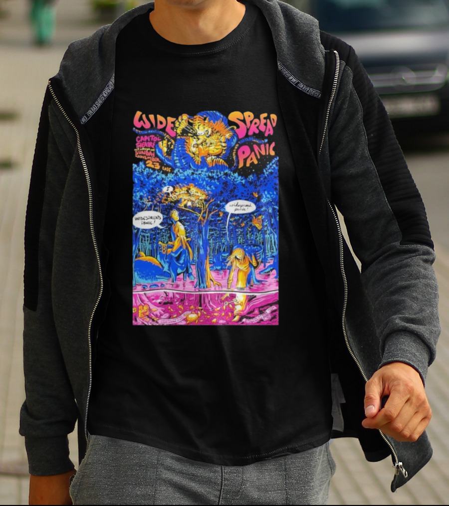 Widespread Panic Capitol Theatre Port Chester NY November 21-23 2025 Comic Style Art T-Shirt