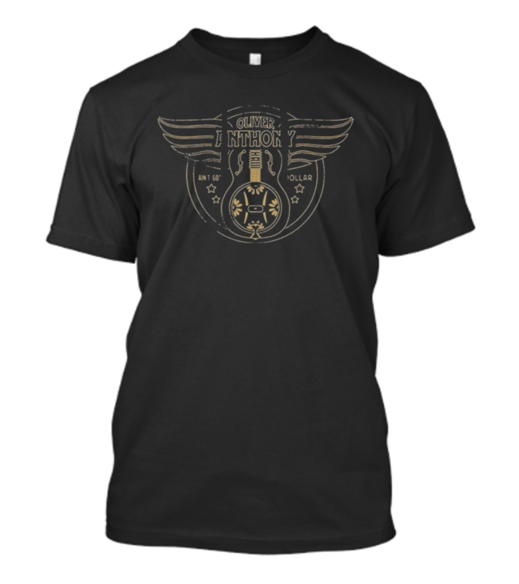 Oliver Anthony Ain’t Gotta Dollar Nation Wings Guitar Stars T-Shirt