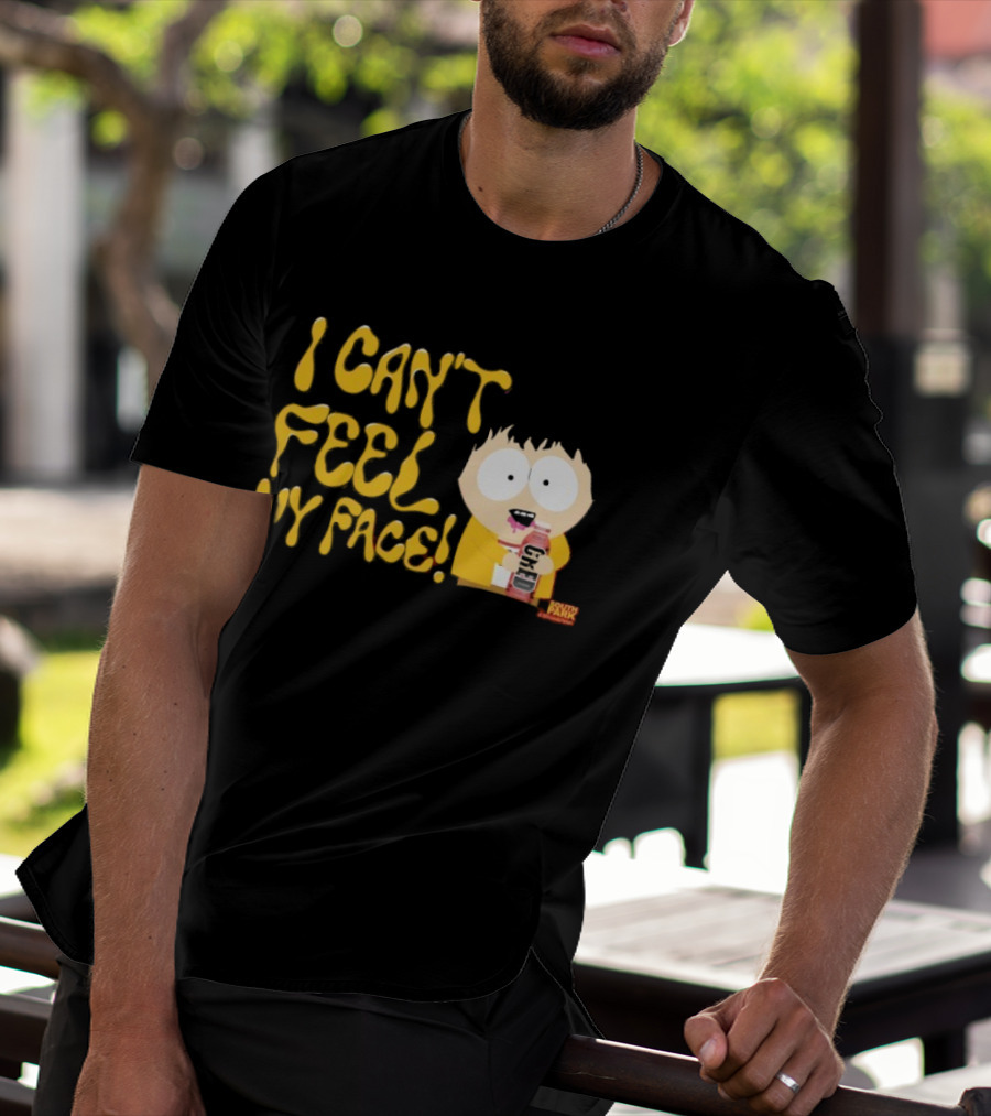South Park I Can't Feel My Face Character Holding Drink T-Shirt