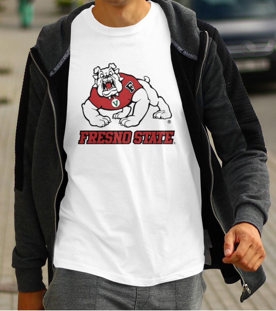 Fresno State Bulldog 4Paw Iconic Mascot Graphic T-Shirt